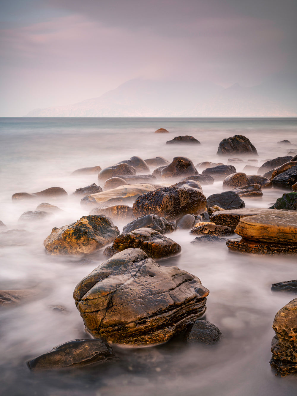 Isle of Rùm on the Rocks